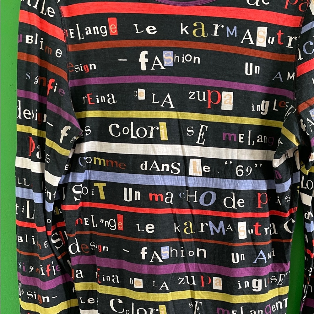 RARE 90s Jean Paul Gaultier Graphic Top - Picture 3 of 7
